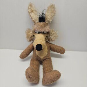 Wile E Coyote Characters By Mighty Star Plush Stuffed Animal 1971 Warner Bros